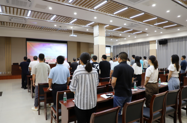 强国复兴有我〡交通产业Ebpay富港板块召开“喜迎二十大，安全共守护”道德讲堂活动